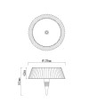 RELAX * TAPON BOTELLA LED CORTEN - RECARGABLE